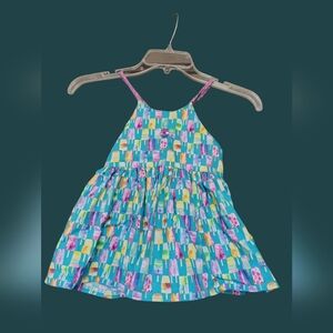 Emmi Lee 3T Dress In Aqua Popsicle
